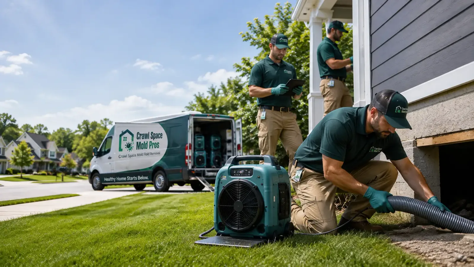 Crawl Space Mold Removal in Hart, MI